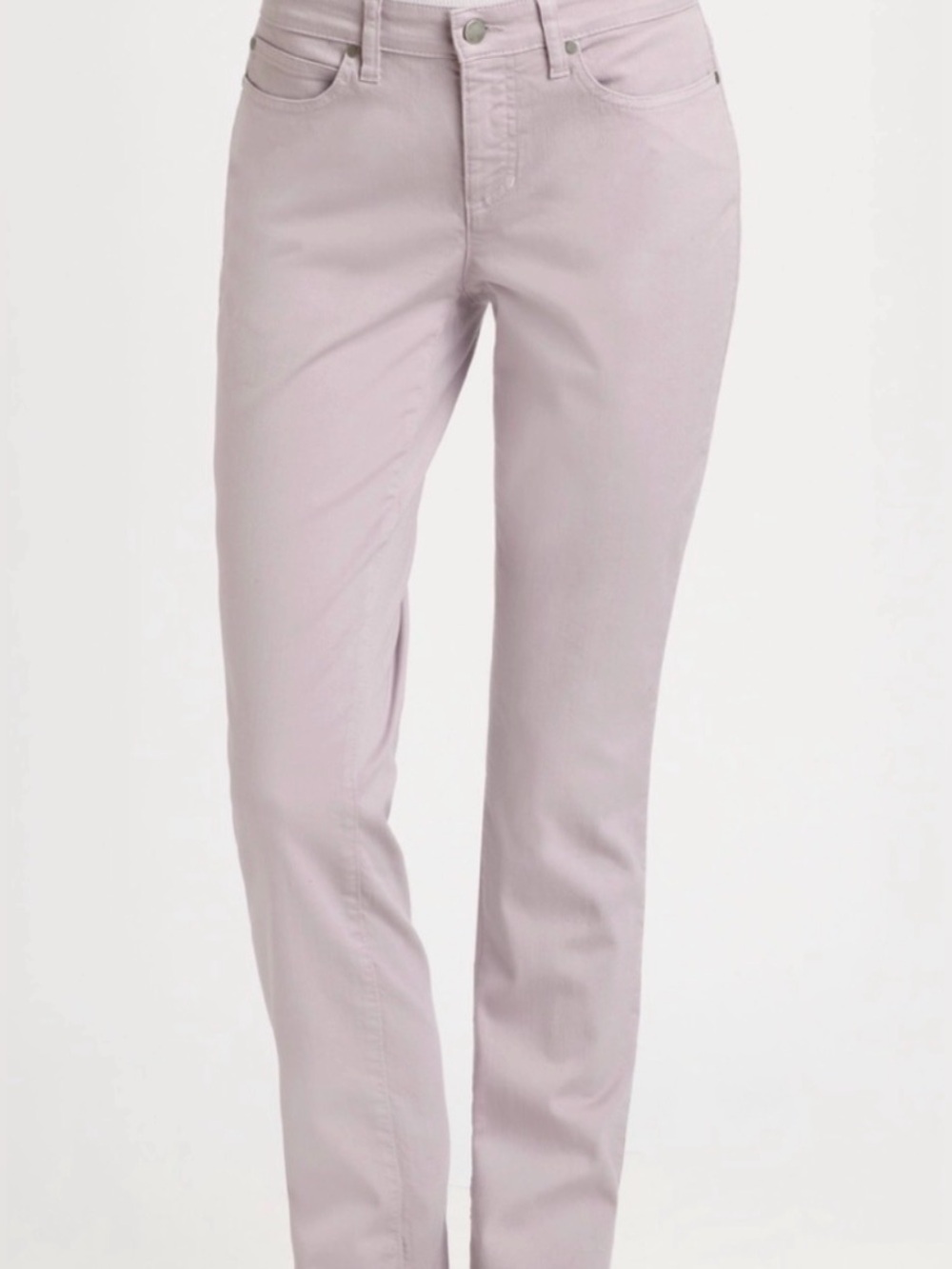 Eileen‎ Fisher Organic Cotton Mid-Rise 5-Pocket Jeans Lavender